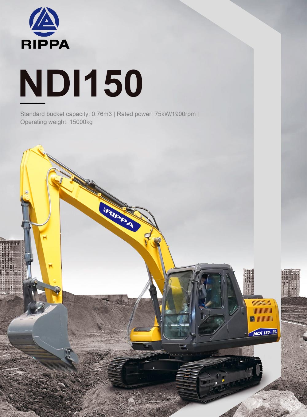 Escavadeira grande NDI150