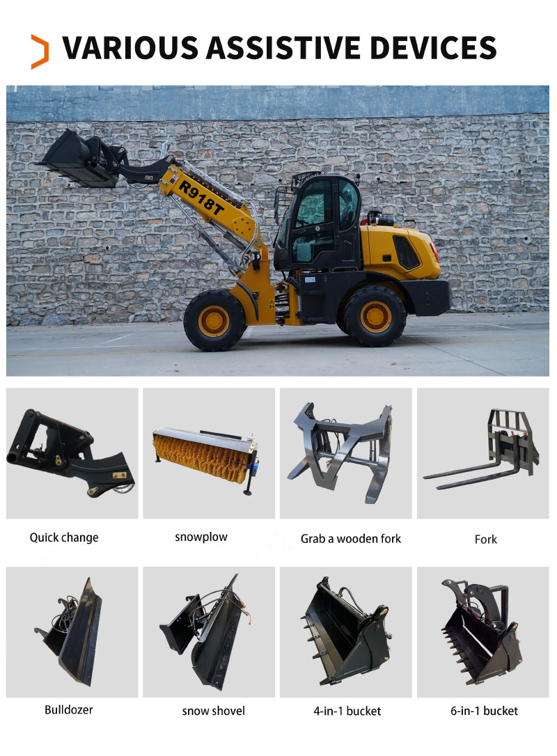 Yeni Kompakt Lastikli Yükleyici