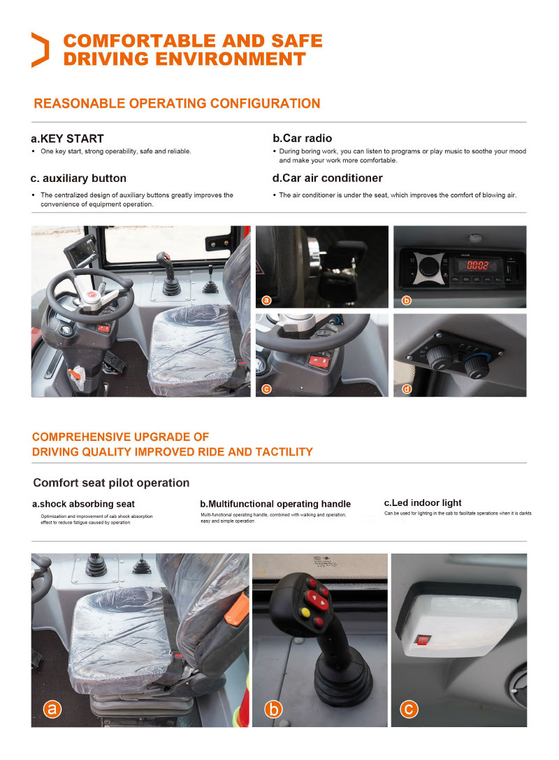 Grand chargeur à bras télescopique Grand chargeur à bras télescopique