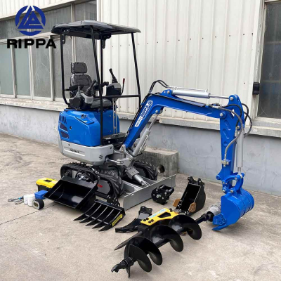 Miniexcavadora con motor Kubota de 1,4 toneladas