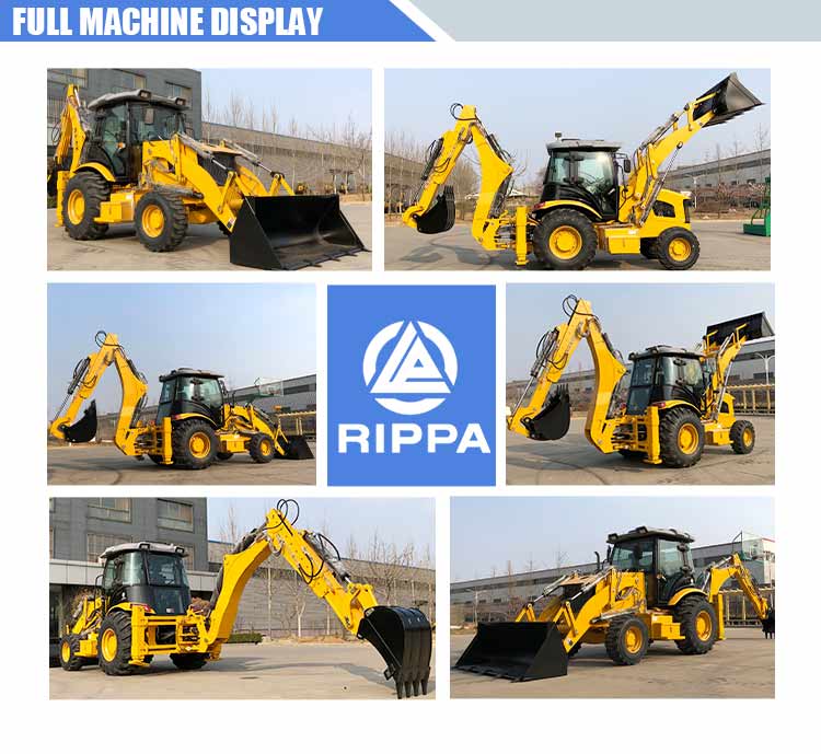 Retroexcavadora de ruedas grandes Retroexcavadora de ruedas grandes