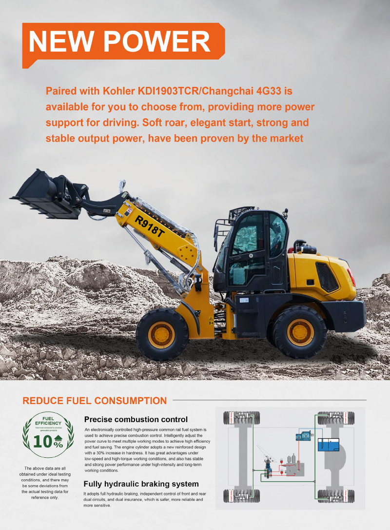 Yeni Kompakt Lastikli Yükleyici