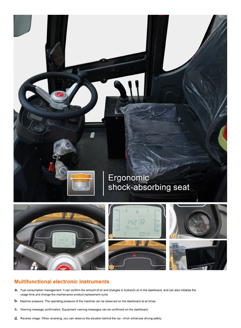 Carregadeira de rodas com braço telescópico de 4,8 toneladas Carregadeira de rodas com braço telescópico de 4,8 toneladas