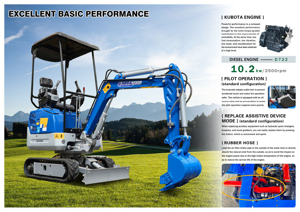 NDI322 Mini Ecavator