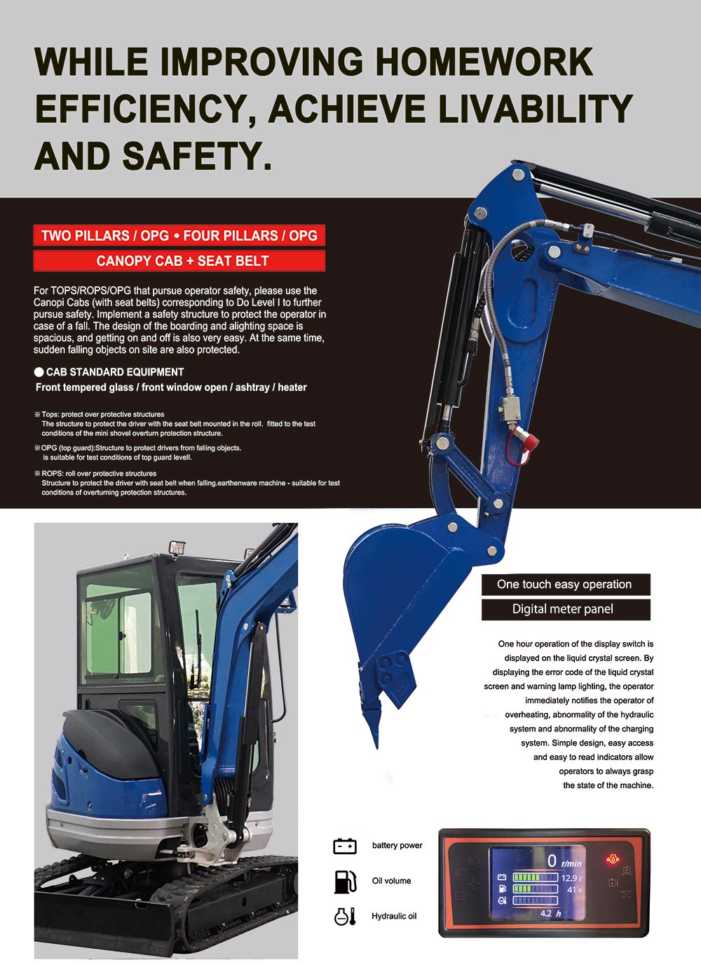 R22-1 PRO Mini Excavator