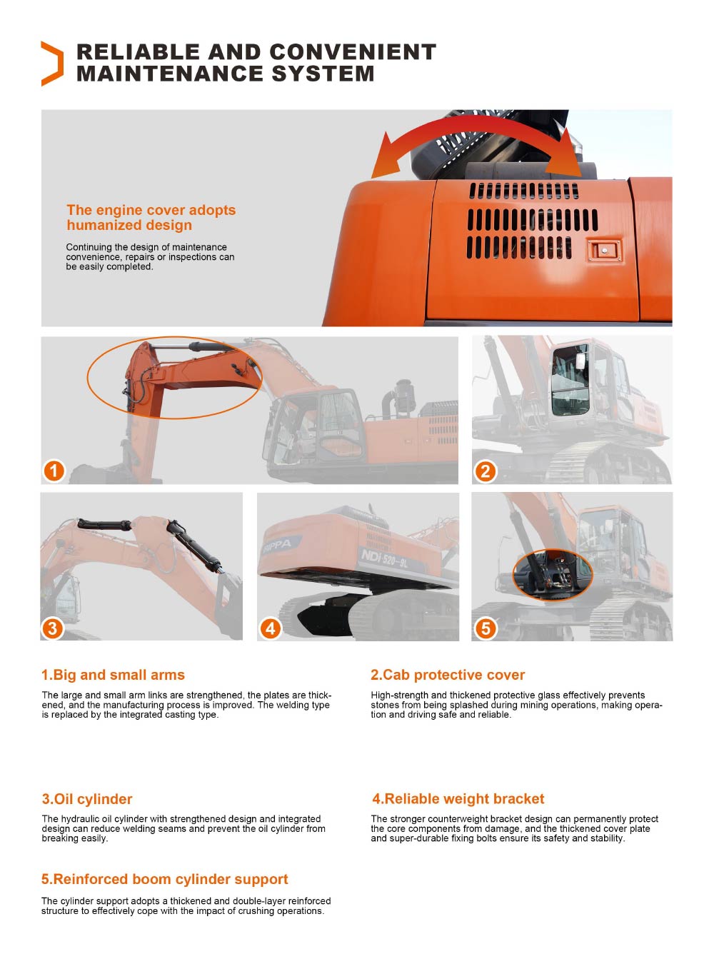 50,8-Tonnen-Bagger mit Doosan-Hauptpumpe 50,8-Tonnen-Bagger mit Doosan-Hauptpumpe