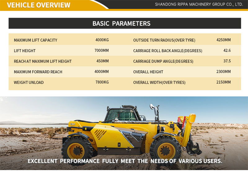 Manipulador telescópico 4T