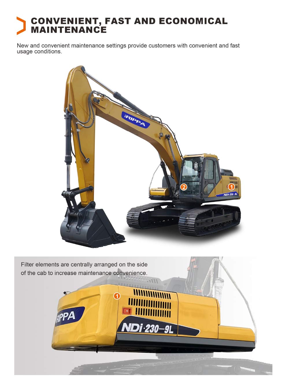 NDI230 Large Excavator NDI230 Large Excavator