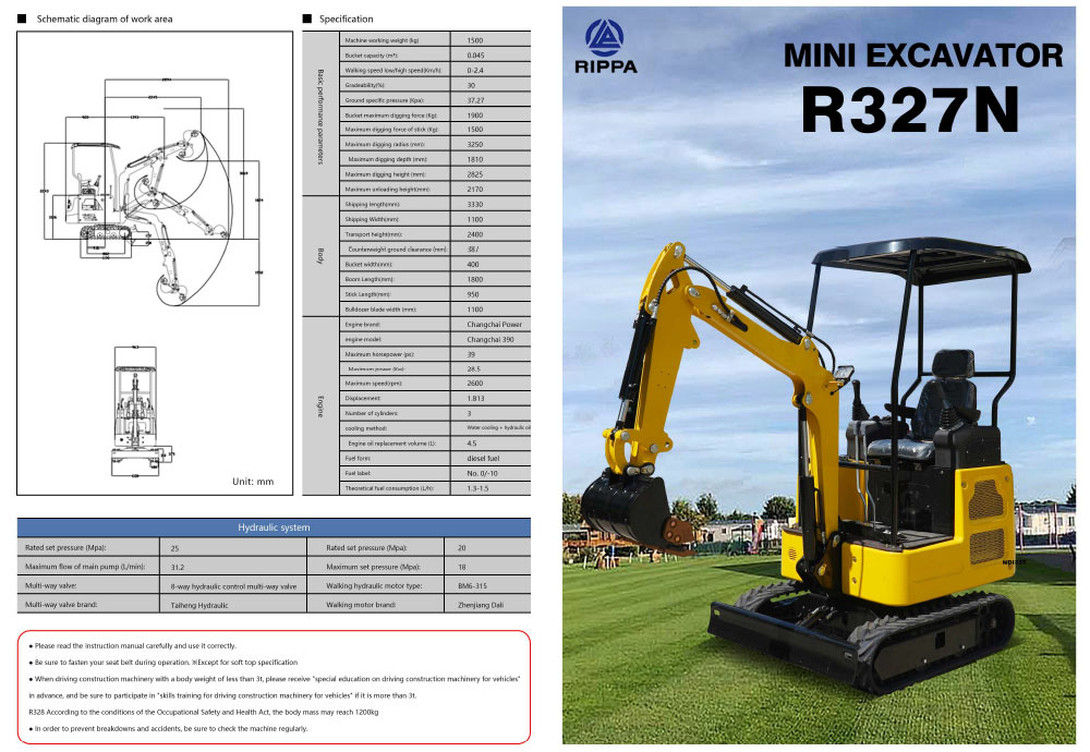 1.5 Ton Mini Excavator With CE Certification 1.5 Ton Mini Excavator With CE Certification