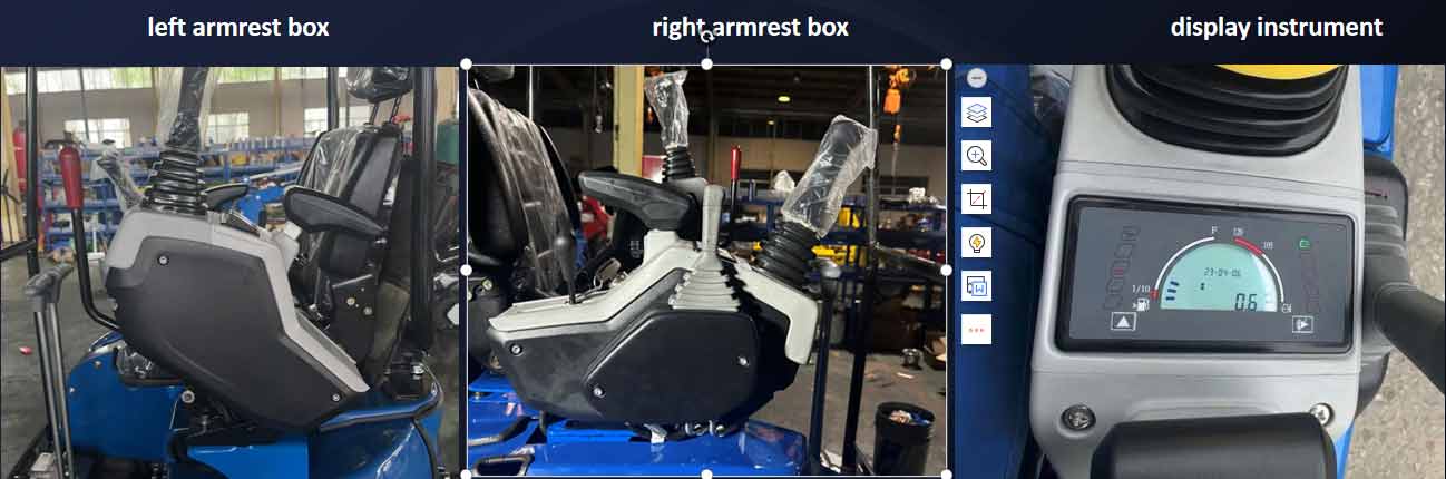 Motor Kubota fabricante de escavadeira de 1,4 toneladas