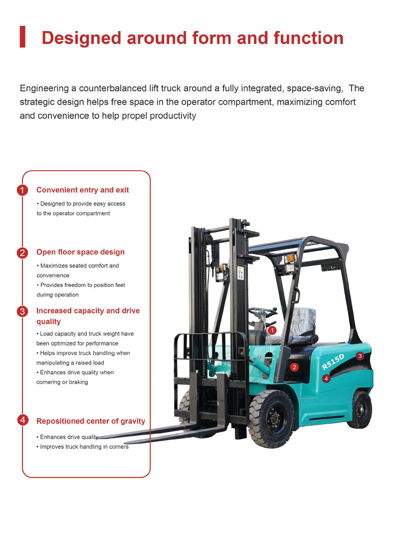Nova empilhadeira elétrica chinesa de 1,5 toneladas para venda Nova empilhadeira elétrica chinesa de 1,5 toneladas para venda