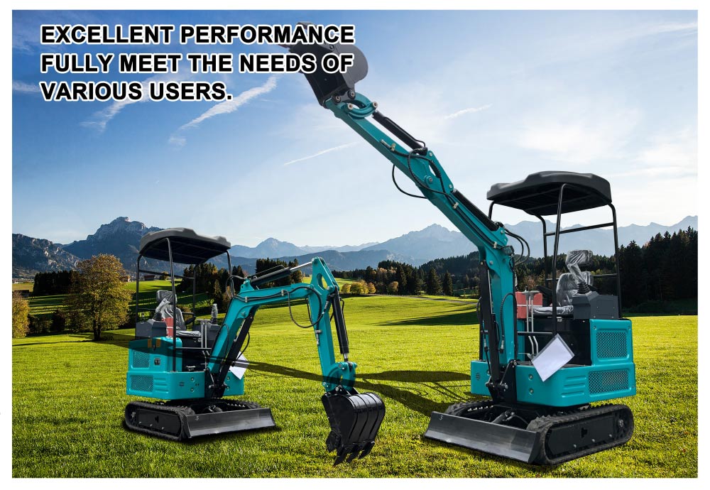 OEM d'ODM de mini excavatrice de 1,8 tonnes