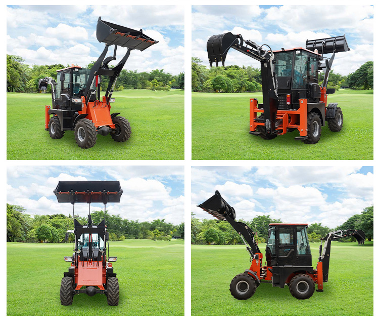 Retroescavadeira de braço telescópico de 4,2 toneladas Retroescavadeira de braço telescópico de 4,2 toneladas