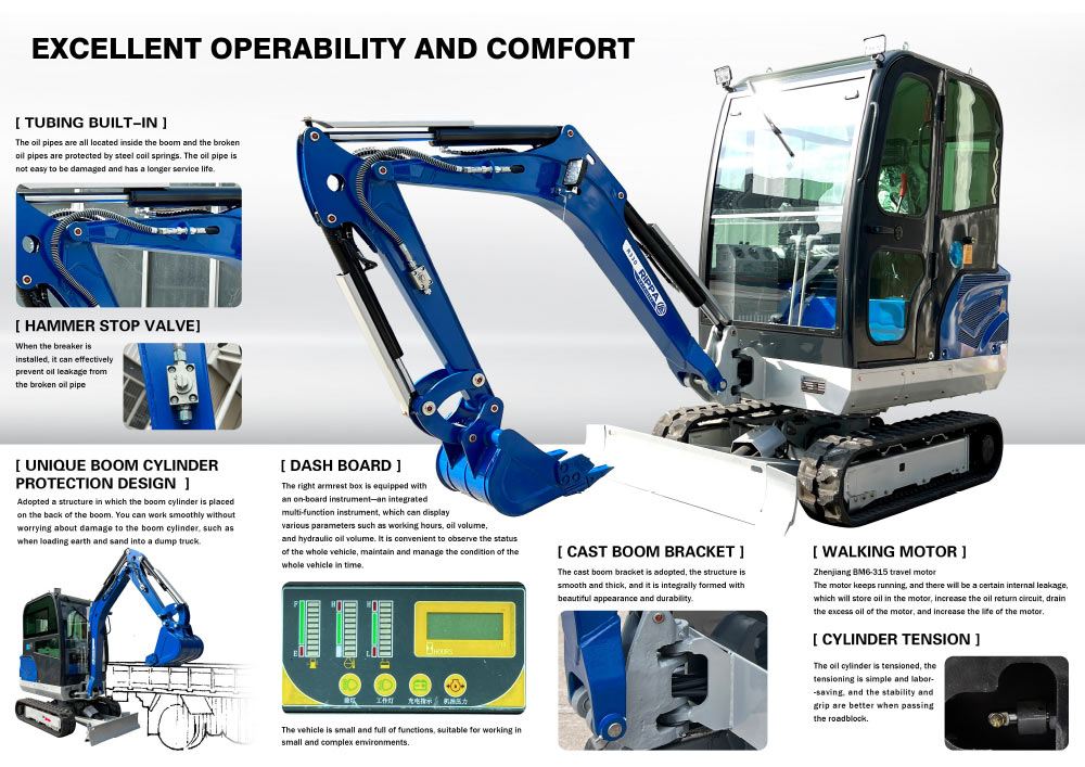 Novi mini bager od 2 tone