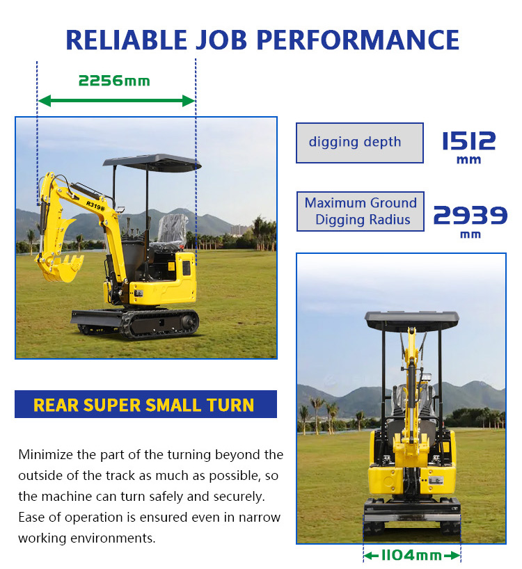 Satılık Mini Ekskavatör R319 Satılık Mini Ekskavatör R319