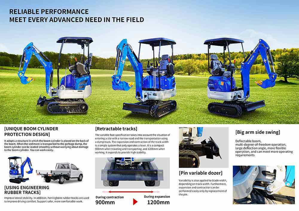 1,2 Tonnen Minibagger R12-2 ECO 1,2 Tonnen Minibagger R12-2 ECO