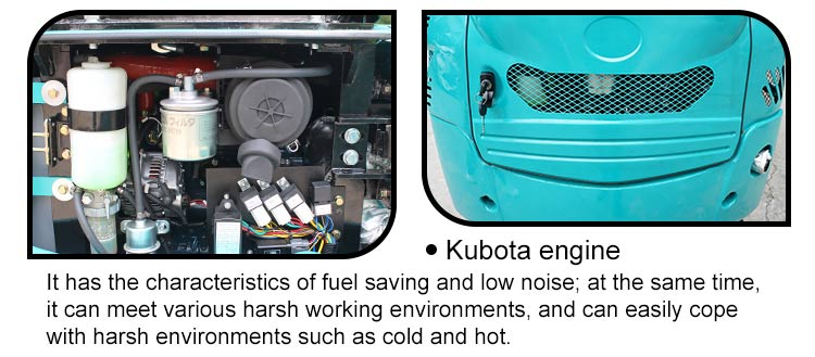 1.68 Ton Tailless Mini Excavator Kubota Engine 1.68 Ton Tailless Mini Excavator Kubota Engine