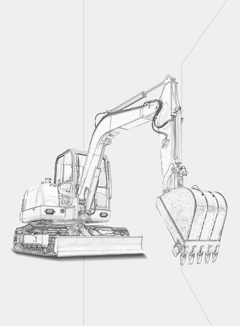 Proizvođač bagera od 6 tona Yanmar Engine Proizvođač bagera od 6 tona Yanmar Engine