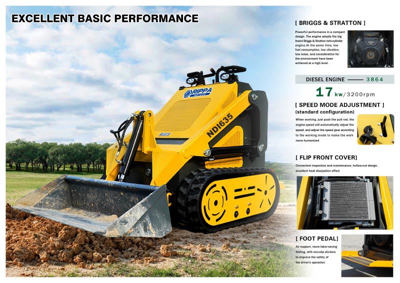 Neuer Mini-Raupen-Kompaktlader Neuer Mini-Raupen-Kompaktlader