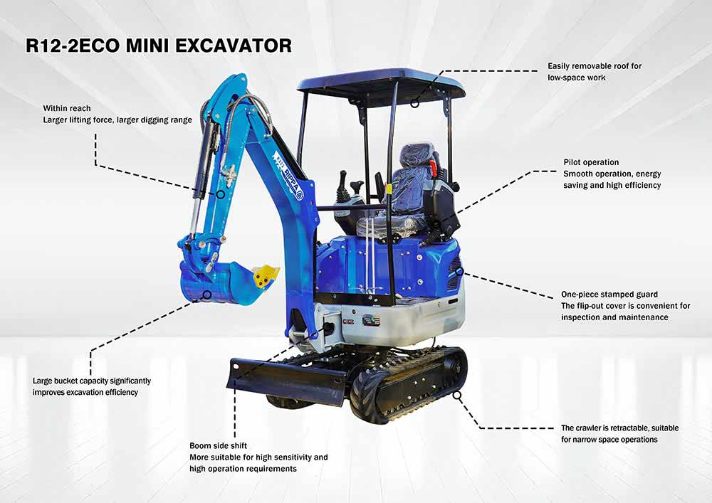 Miniexcavadora Mini Pelle de 1,4 toneladas Mini excavadora Miniexcavadora Mini Pelle de 1,4 toneladas Mini excavadora