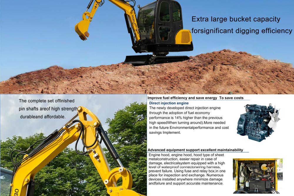 Fabricante de excavadoras de 2 toneladas Motor Kubota Fabricante de excavadoras de 2 toneladas Motor Kubota