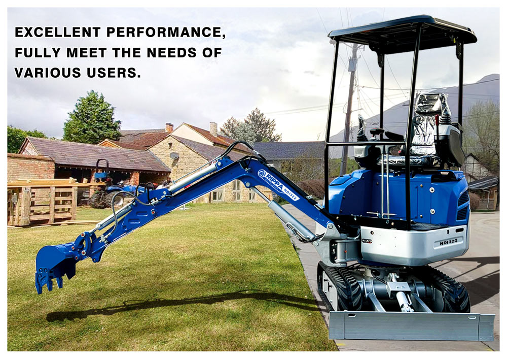 Fabbrica di escavatori cinesi da 1,4 tonnellate Fabbrica di escavatori cinesi da 1,4 tonnellate