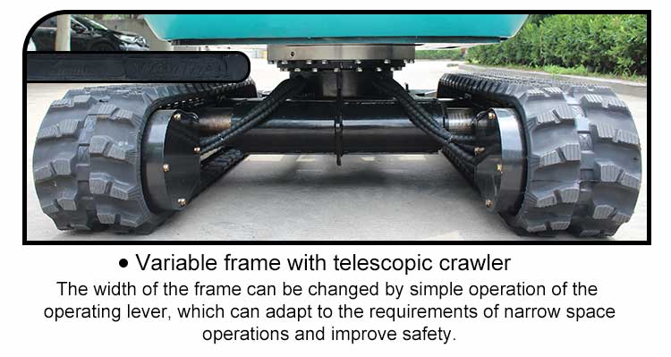 Usine d'excavatrice de 1,68 tonnes en Chine