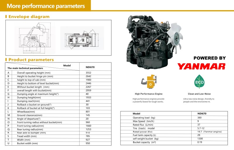 Yeni Tekerlekli Mini Yükleyici Yeni Tekerlekli Mini Yükleyici