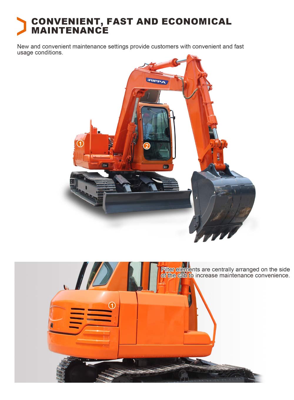 8 Ton Excavator Equipped With Doosan Main Pump 8 Ton Excavator Equipped With Doosan Main Pump