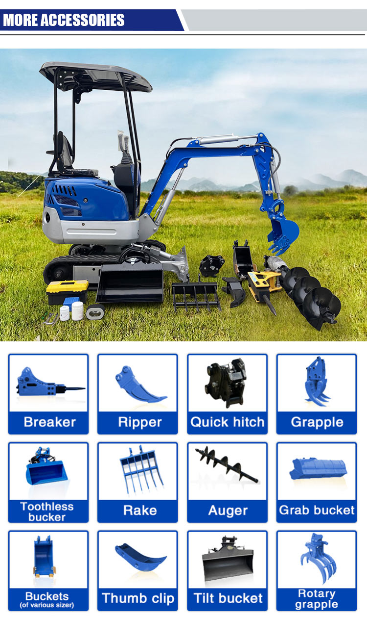 Nova miniescavadeira de 1,4 toneladas