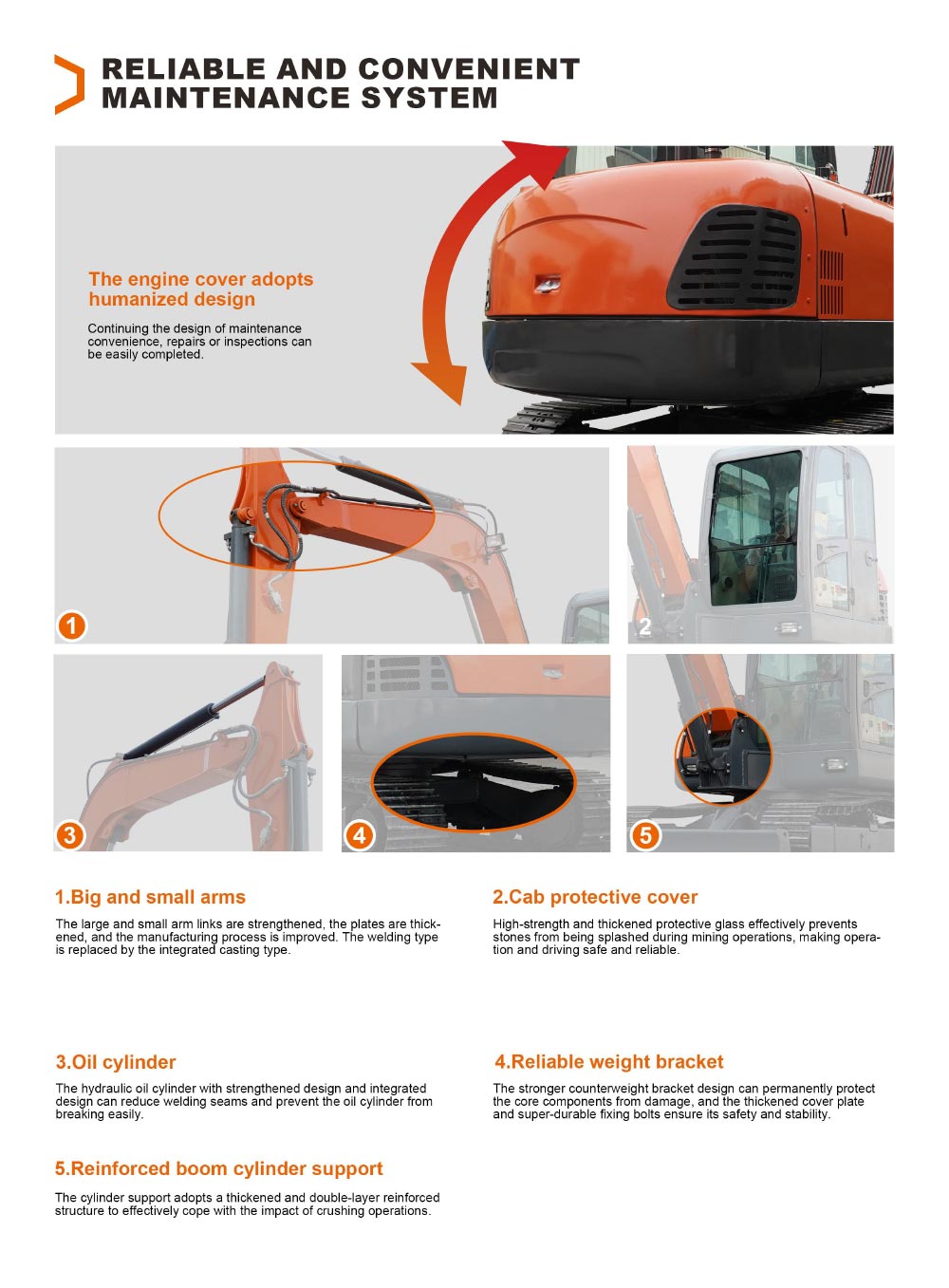 6 Tons Excavator ODM OEM 6 Tons Excavator ODM OEM
