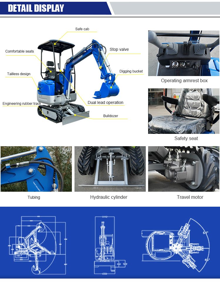 1,2 Tonnen Minibagger ODM OEM 1,2 Tonnen Minibagger ODM OEM