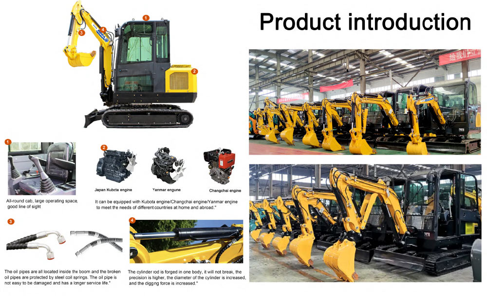 Mini bager od 2,5 tona Mini bager od 2,5 tona